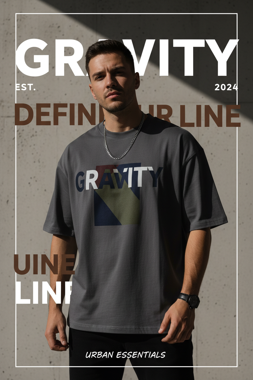 Men's T-shirt Fashion Poster